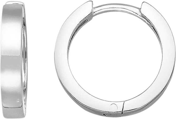 Lush Lush Jewelry Simple creoler 13mm - Sølv Sølv