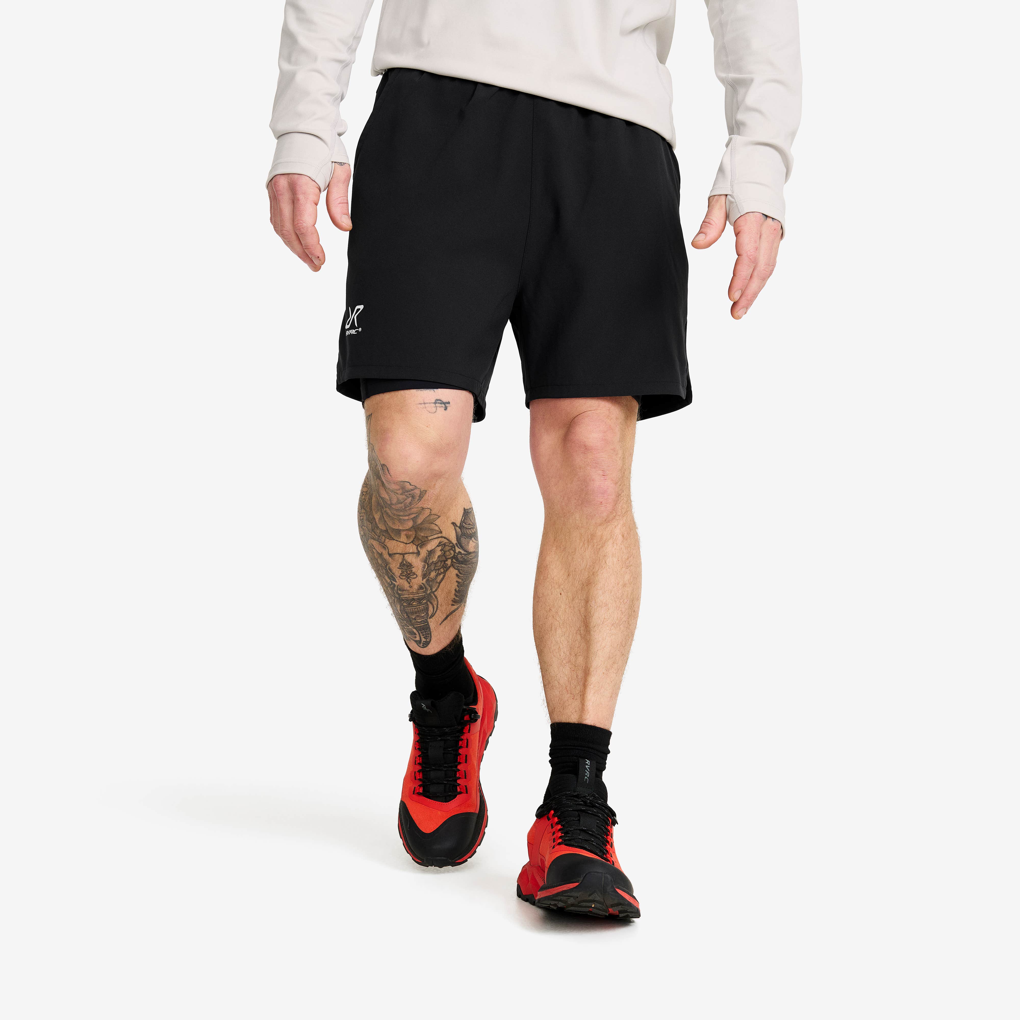 Rise 2-in-1 Shorts Herre Black