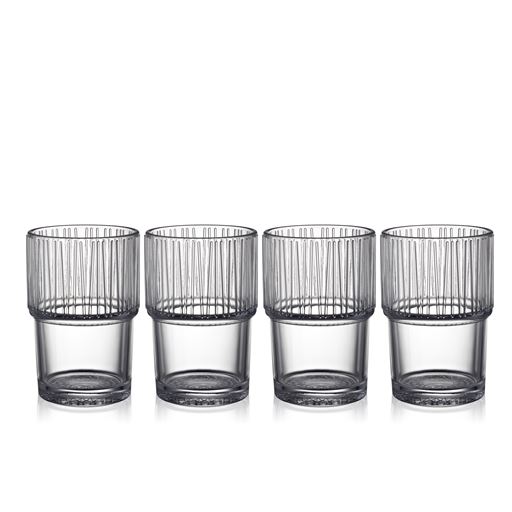 Bitz Kusintha 4-pak Cafeglas, Clear, 38 cl