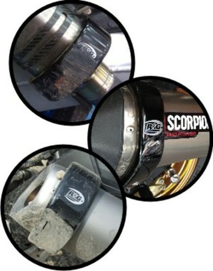 Protection échappement R&G Racing de silencieux silencieux jusqu'a Ø226mm
