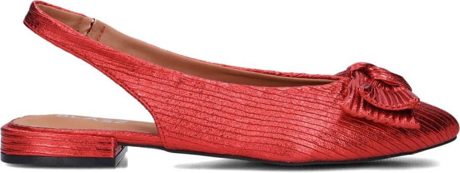 BLASZ Slingbacks Dames L15593 Maat: 38 Materiaal: Textiel Kleur: Rood