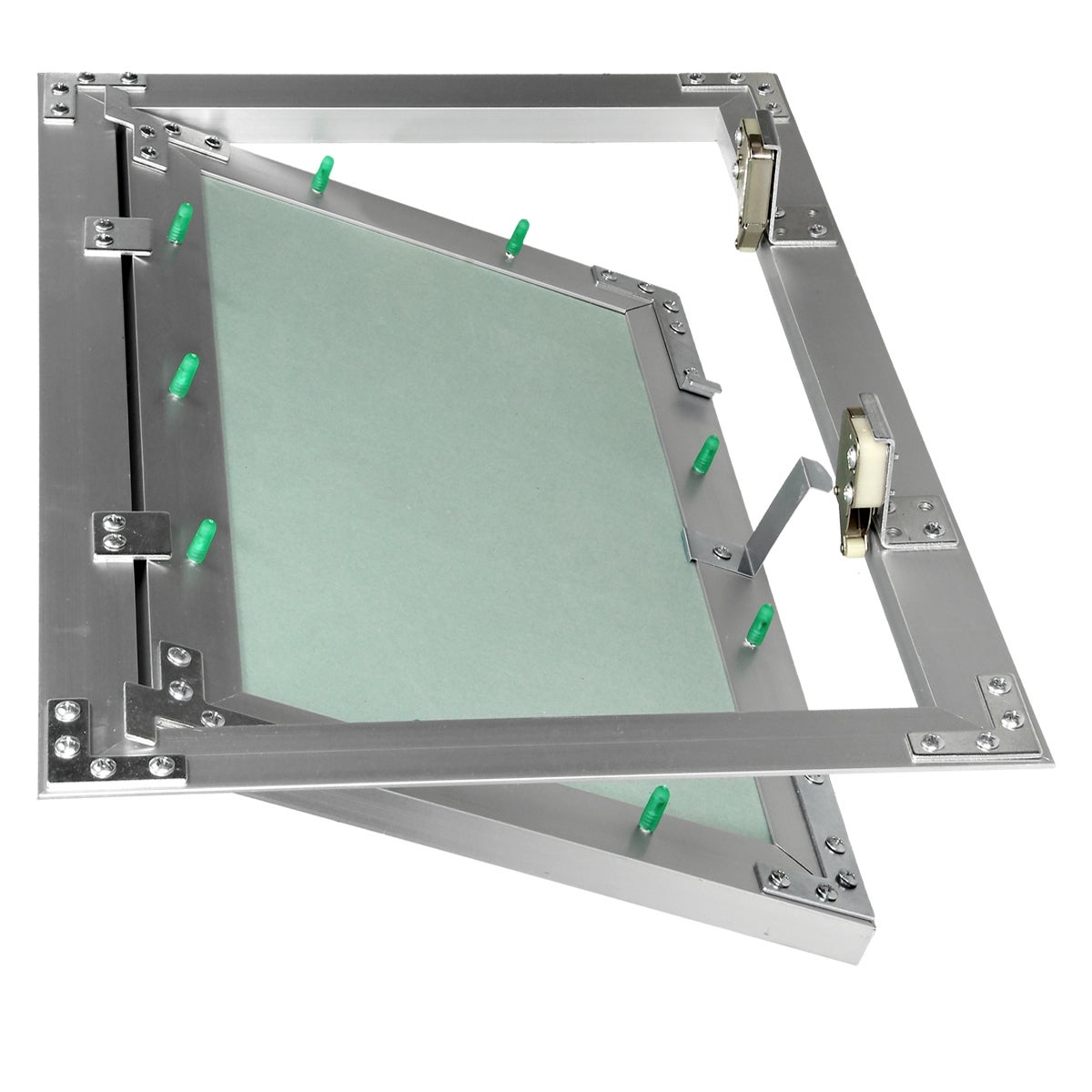 ECD Duitsland Toegangspaneel/Toegangsdeur met gipsplaatinzetstuk 300x600mm, 12,5mm gipsplaat, Aluminium frame, Toegangsdeur/Onderhoudsluik/Reinigingsluik/Onderhoudsopening, Geschikt voor vochtige ruimtes, Gipsplaatconstructie