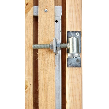 Tuinpoort hout beton schutting Douglas hout rechts 110 cm