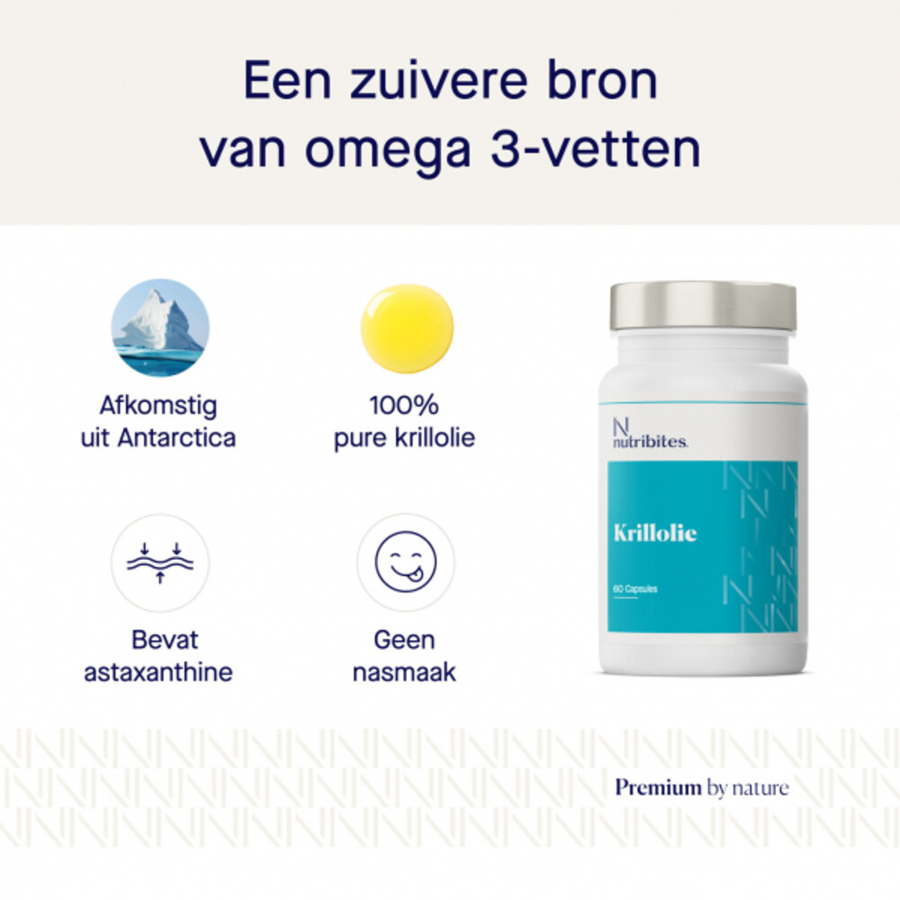 Nutribites Krillolie 60 softgels