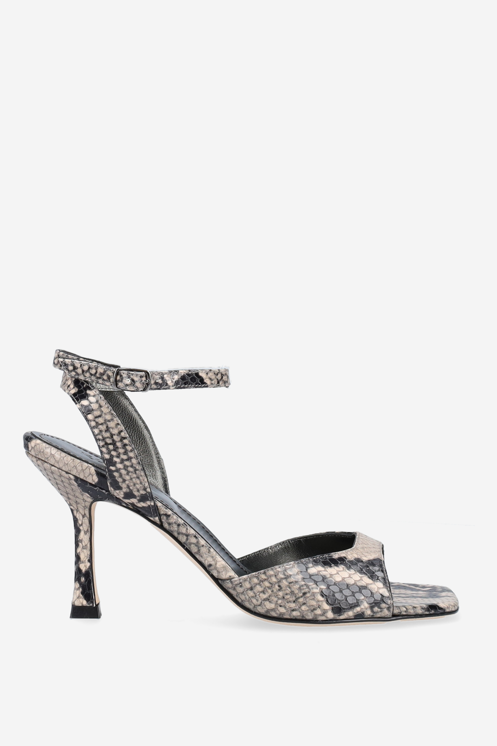 Dial Drunk pitone leather heeled sandals