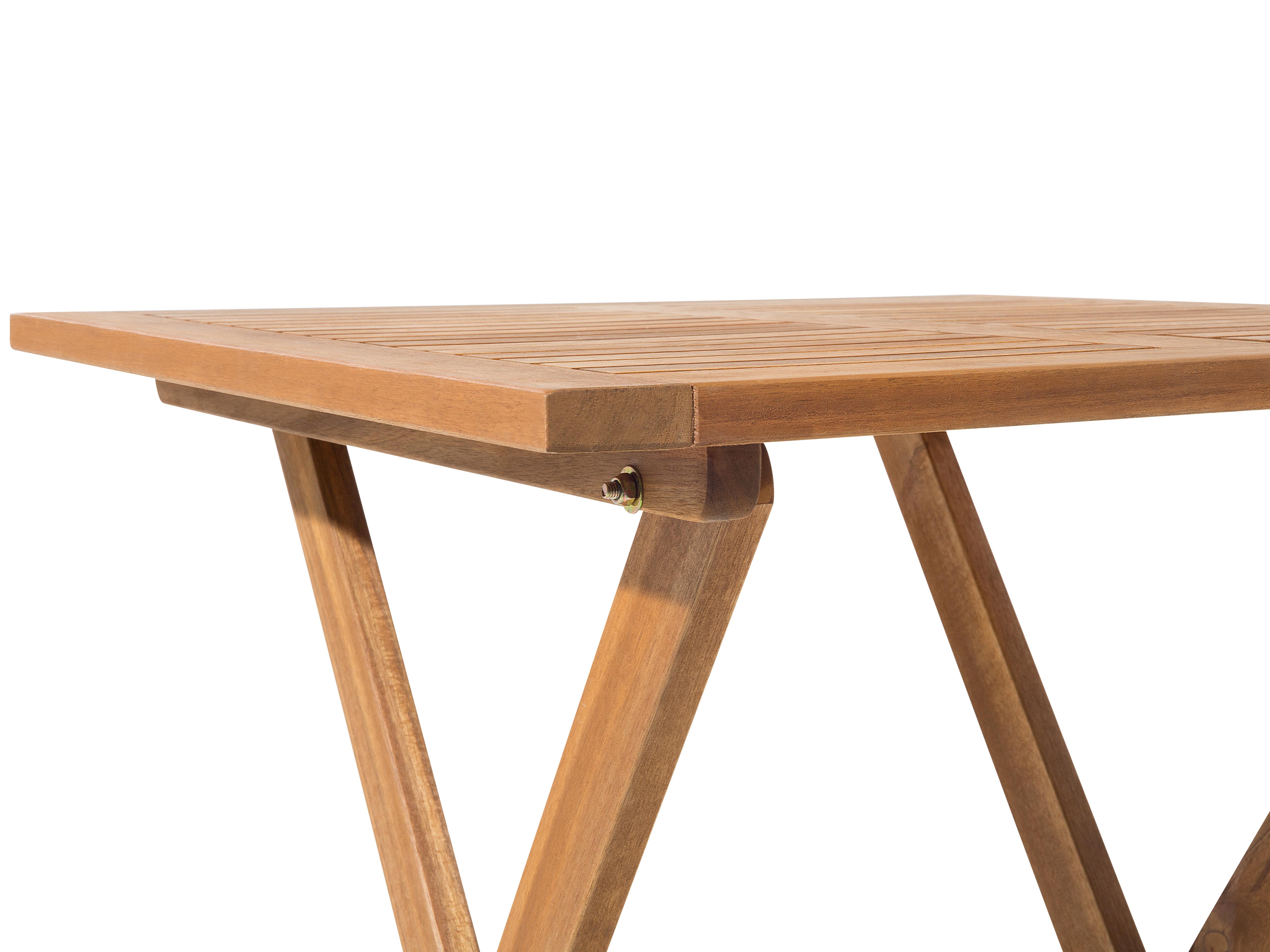 Bistroset inklapbaar FIJI Acaciahout Lichtbruin