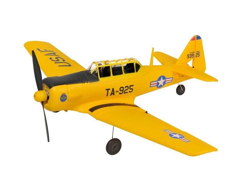 TOP-RC Warbird Mini AT-6 450 mm, Gelb, RTF Kleines 4-Kanal RC-Flugzeug mit Gyro