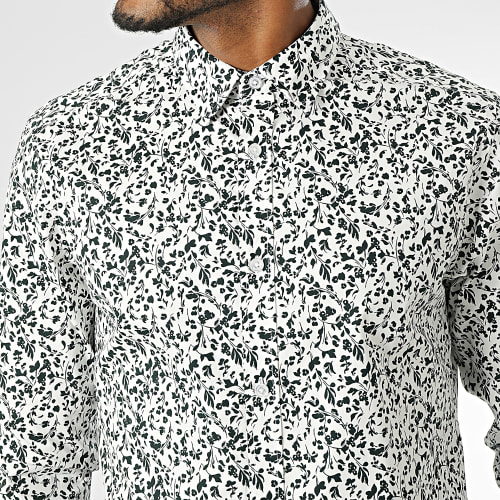 Chemise Manches Longues Slim Andy Blanc