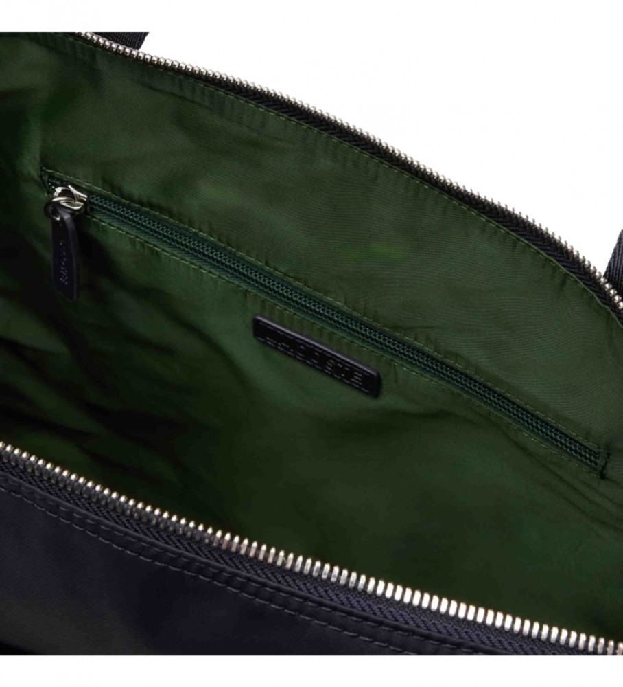 Bolsa tote roxa escura da Lacoste