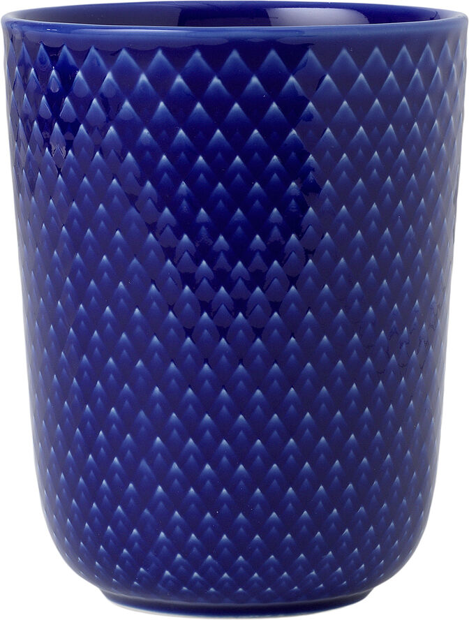 Lyngby Porcelæn Rhombe Color Krus 33 cl mørk blå porcelæn Blå
