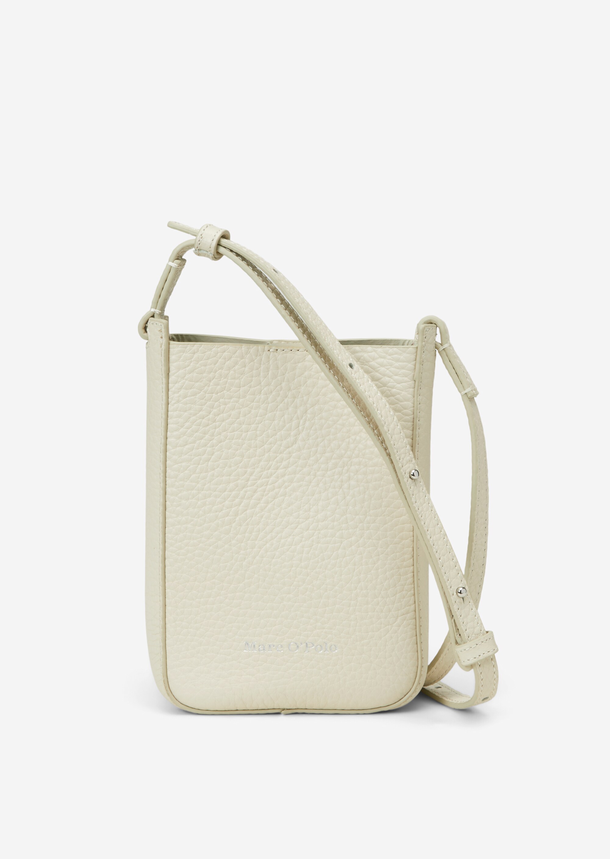 Smartphone-Tasche aus genarbtem Rindleder