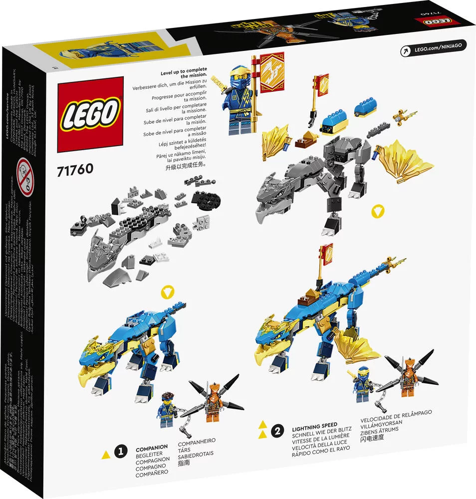 LEGO®NINGAGO 71760 - LE DRAGON DU TONNERRE DE JAY - EVOLUTION
