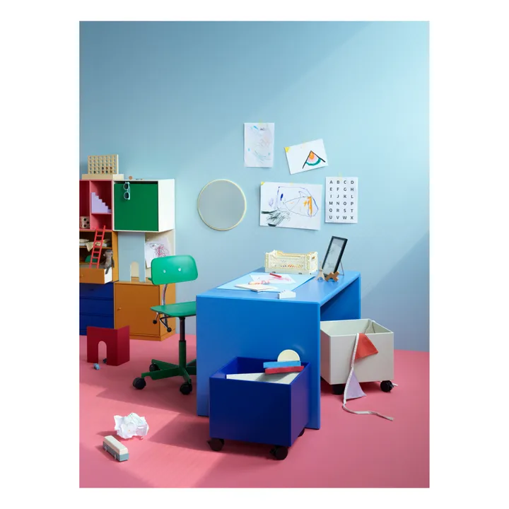Montana Furniture Coffre de rangement Playbox pour enfant | Bleu roi