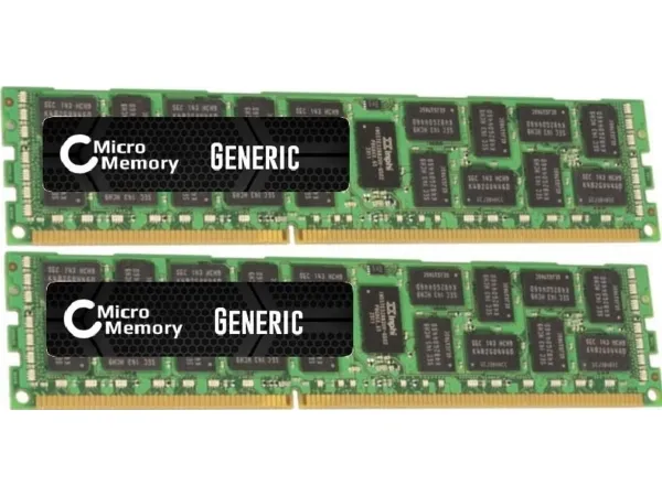 CoreParts - DDR3 - sæt - 16 GB: 2 x 8 GB - DIMM 240-pin - 1333 MHz / PC3-10600 - registreret - ECC - for Sun SPARC Enterprise T3-1 Server, T3-2 Server