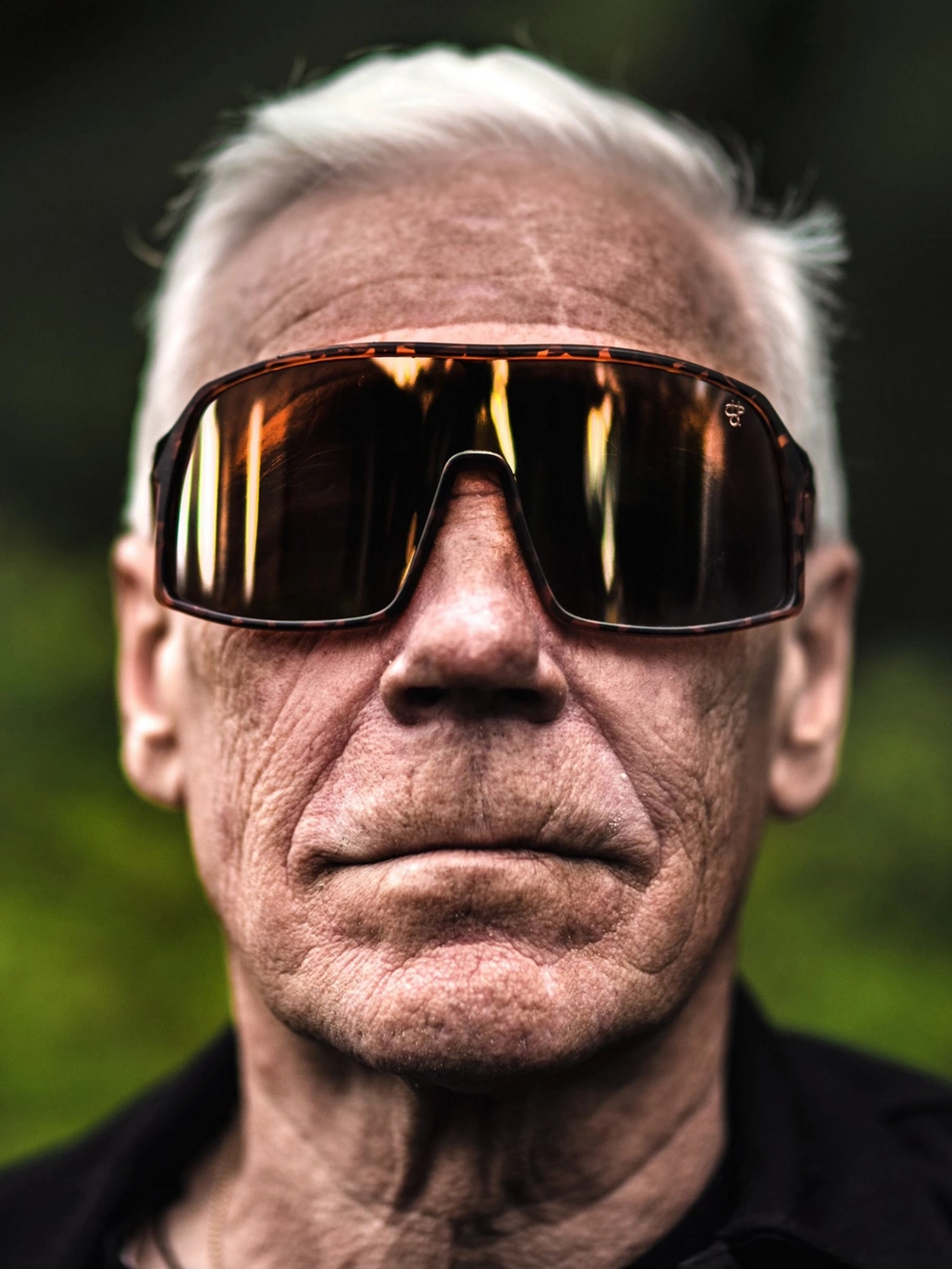 CHPO Erica Turtle Brown Sunglasses gold mirror