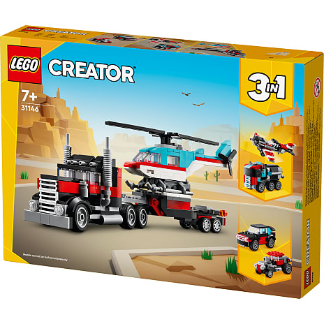 LEGO Creator Blokvogn med helikopter 31146