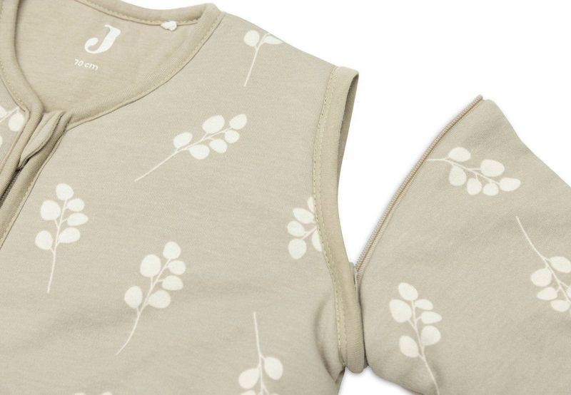 Jollein Baby Slaapzak Winter met afritsbare mouw - 90cm Velvet - Wild Rose - Winterslaapzak