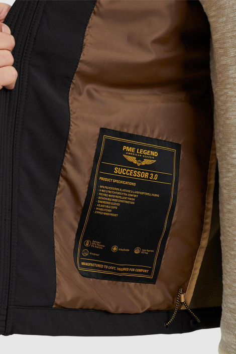 PME legend zwarte heren jas