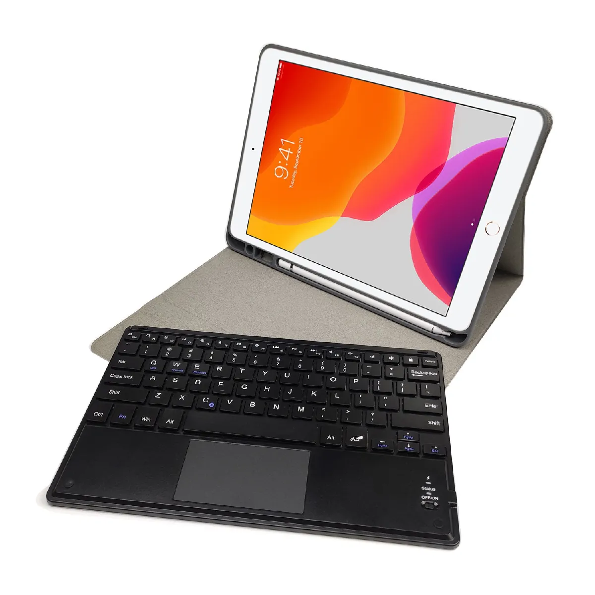 Étui Clavier Bluetooth iPad Universal - Rose