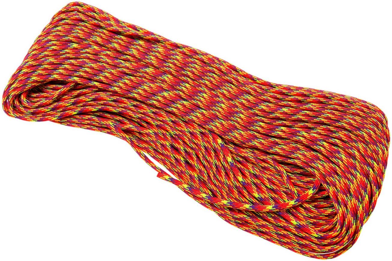 550 Paracord type III, Kleur: Phoenix Sunrise, 100ft (30,48 m)