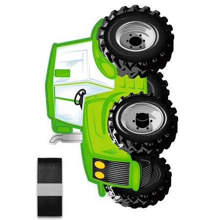 URSUS Dekorationsset Traktor, 4 Bogen Bastelkarton DIN A4