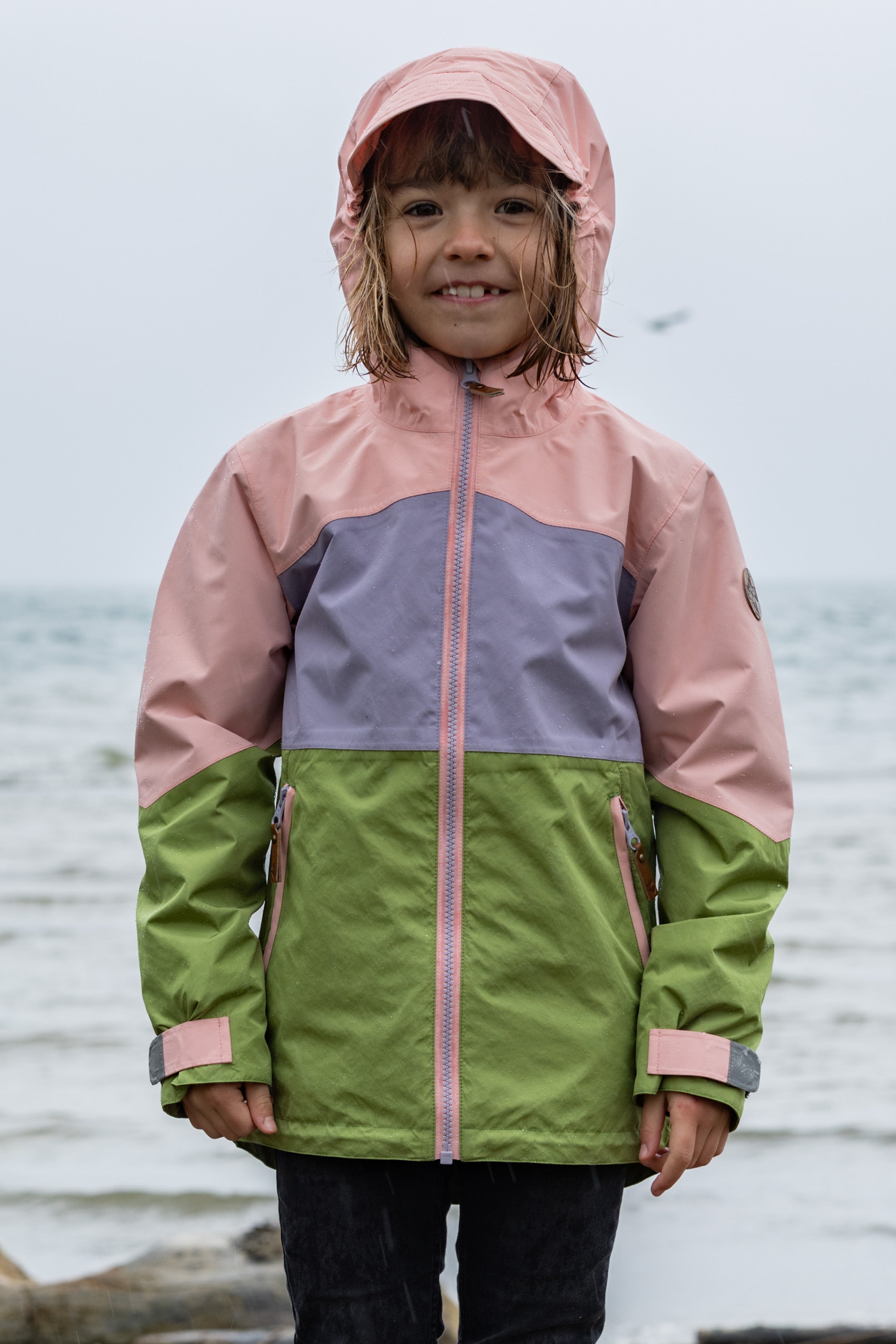 Kinder Regenjacke Wynn peaches n' cream