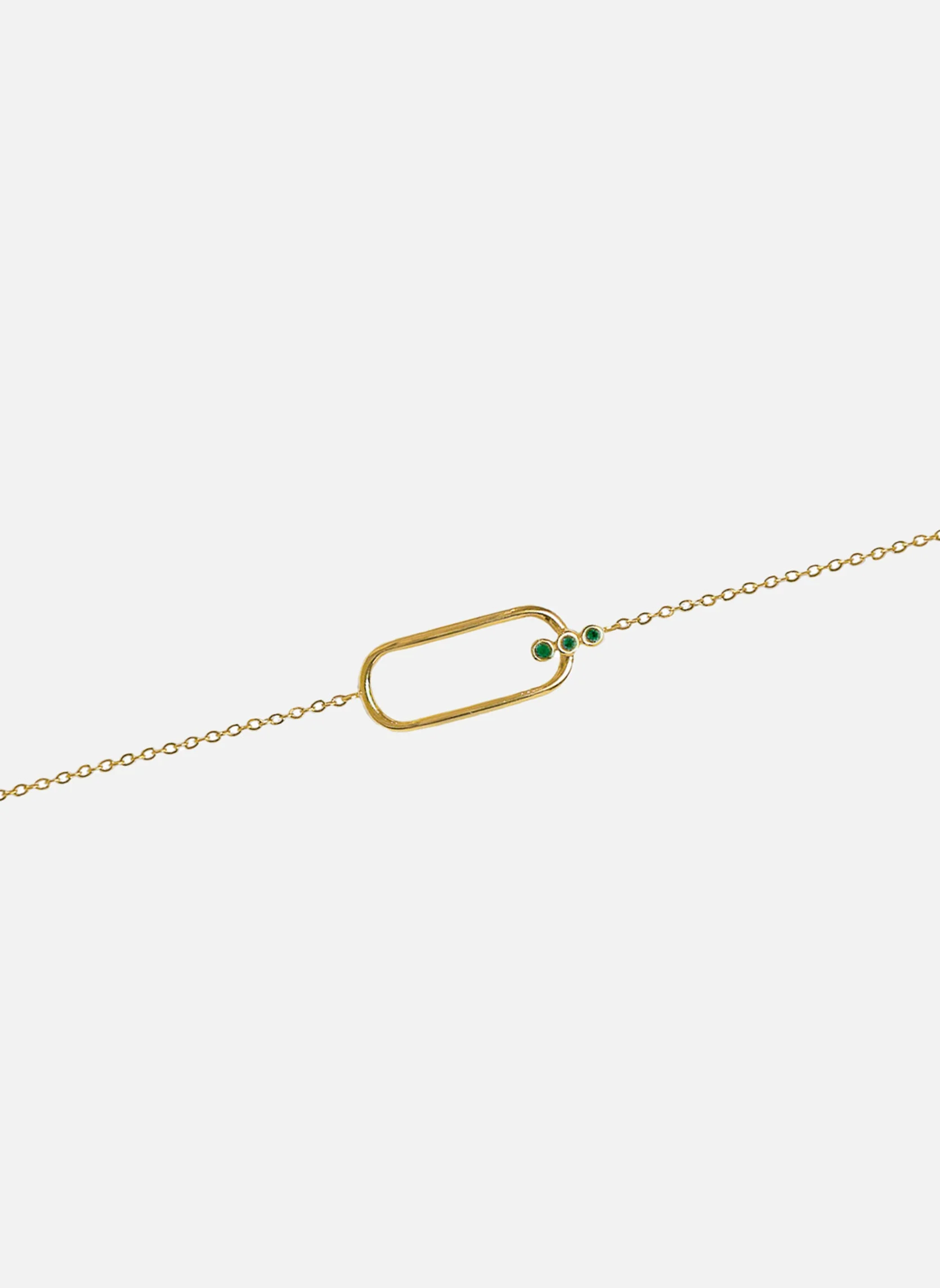 GAIA - Bracelet chaîne chaîne gaia | Vert