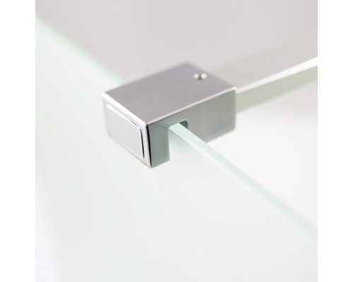 Inloopdouchewand BREUER Panorama Express Q72 100 cm helder glas, profielkleur chroom
