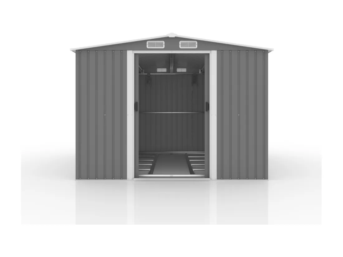 Abri de jardin 8.08m2 avec portes courlissantes JURA
