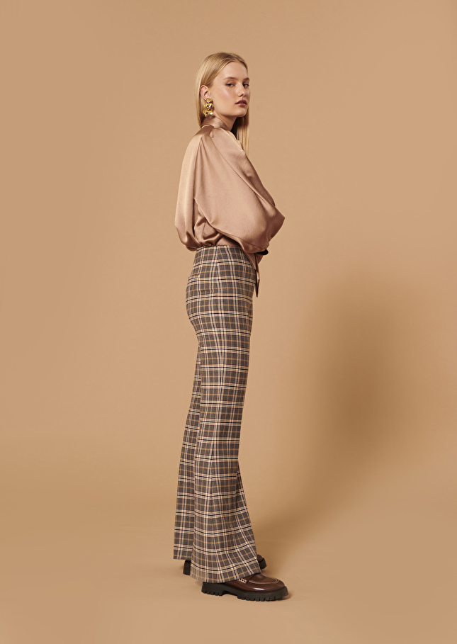 Pantalon Peninagris en tartan
