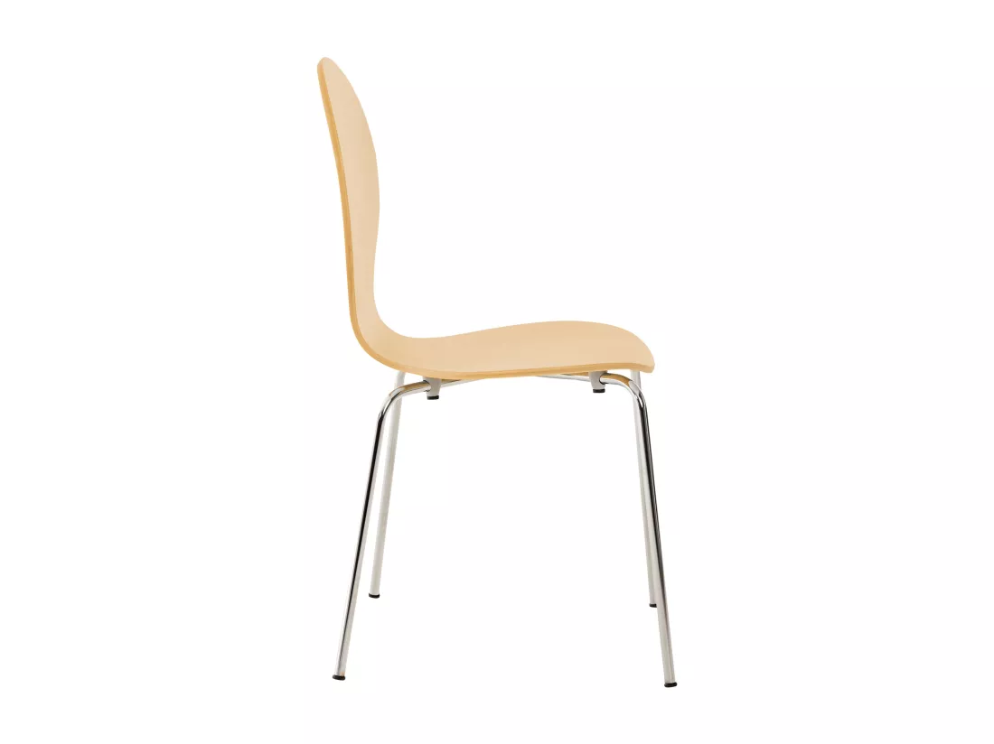 Lot de 16 Chaise de conférence - Bois - Nature - DIEGO
