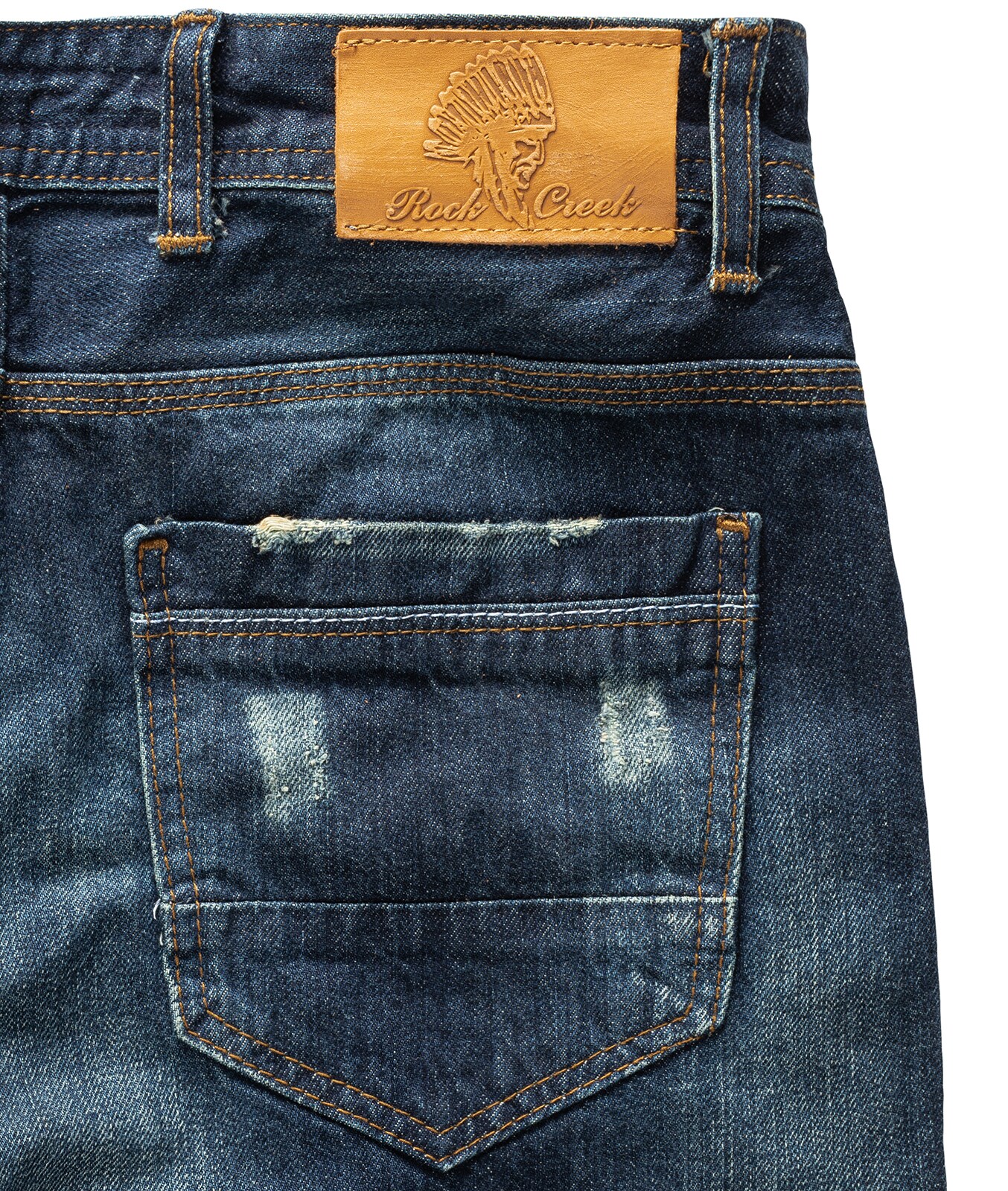 Rock Creek Jeans Comfort Fit Used-Look