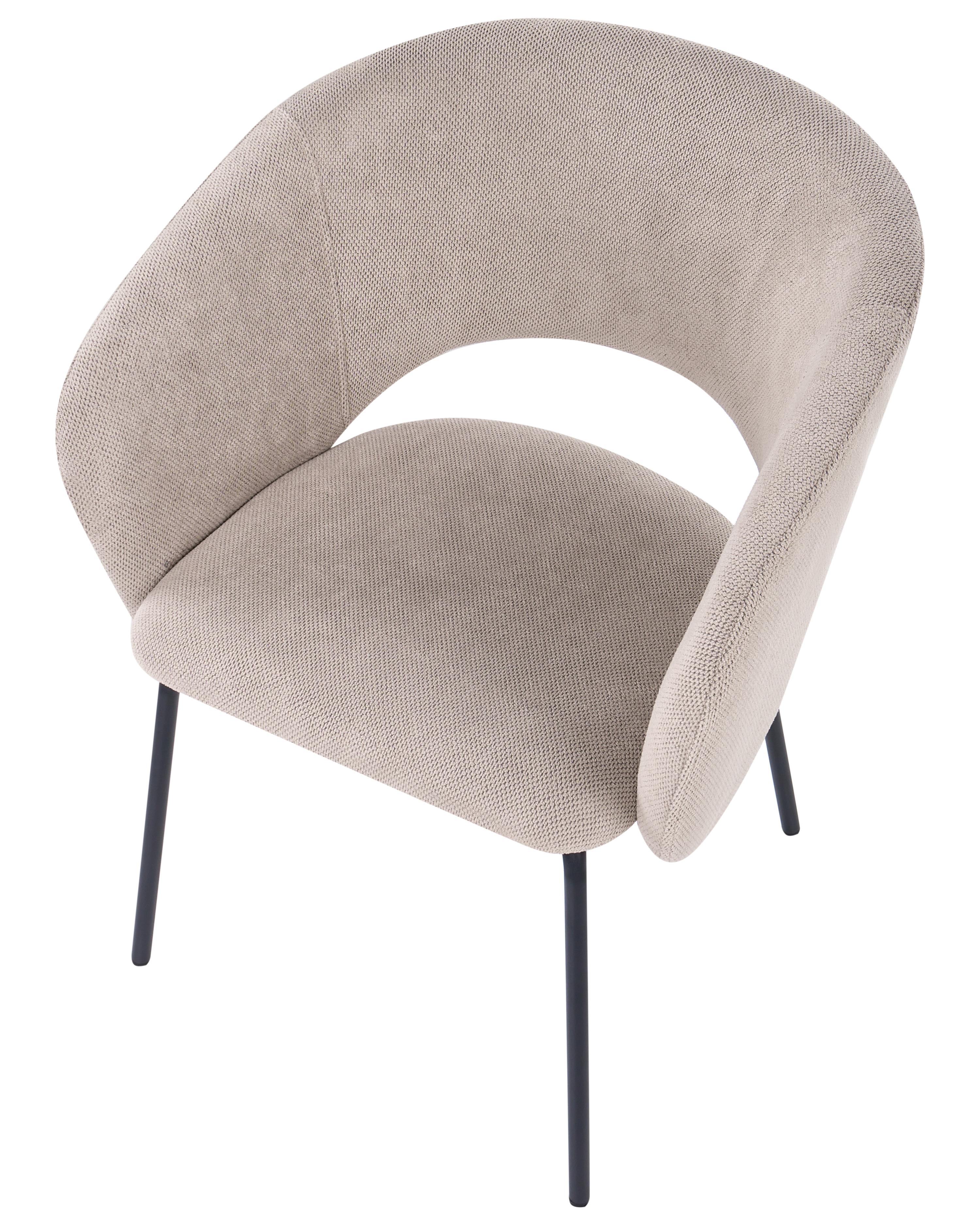 Set van 2 eetkamerstoelen BLAKELY Stof Taupe