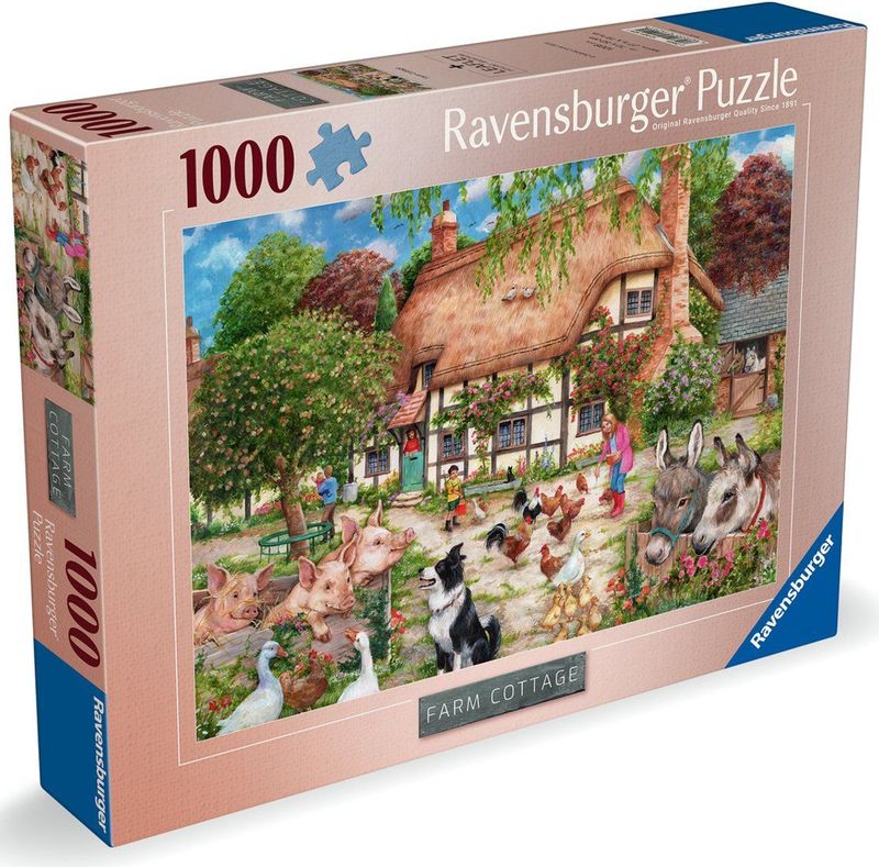 Ravensburger - Farm Cottage - Legpuzzel - 1000 Stukjes - Karton - 50 x 70 cm