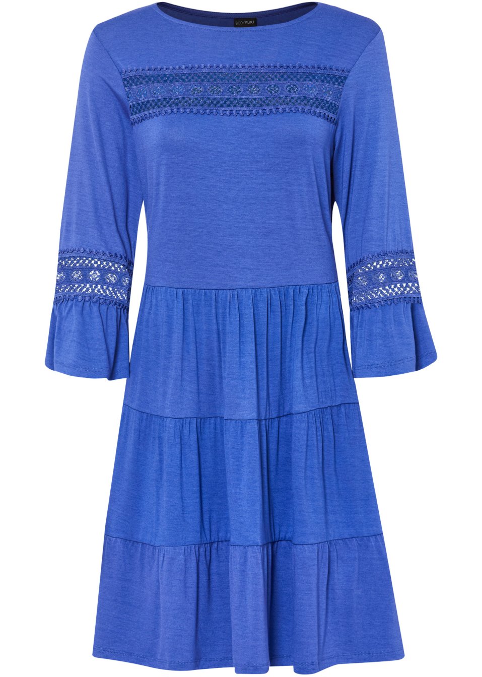 Robe-tunique avec dentelle en viscose