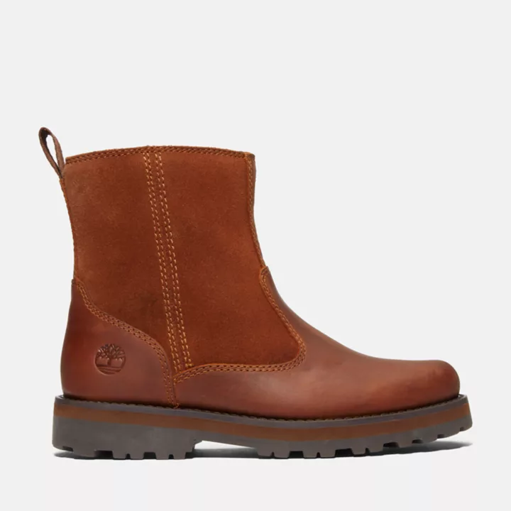 Bota infantil Courma Kid Lined para jovens na cor marrom