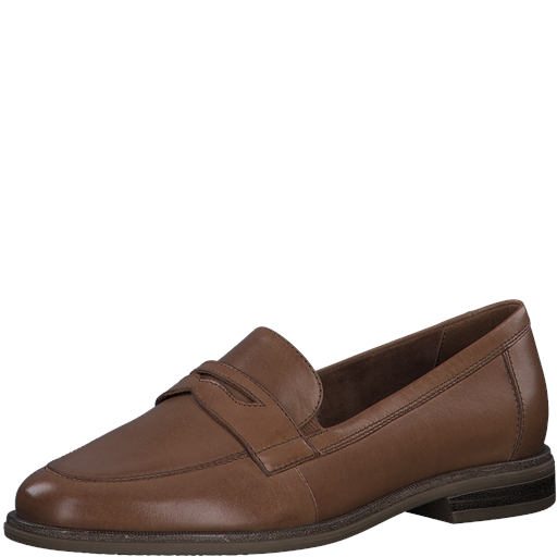Tamaris Melika Loafers, Nut Leather, 41