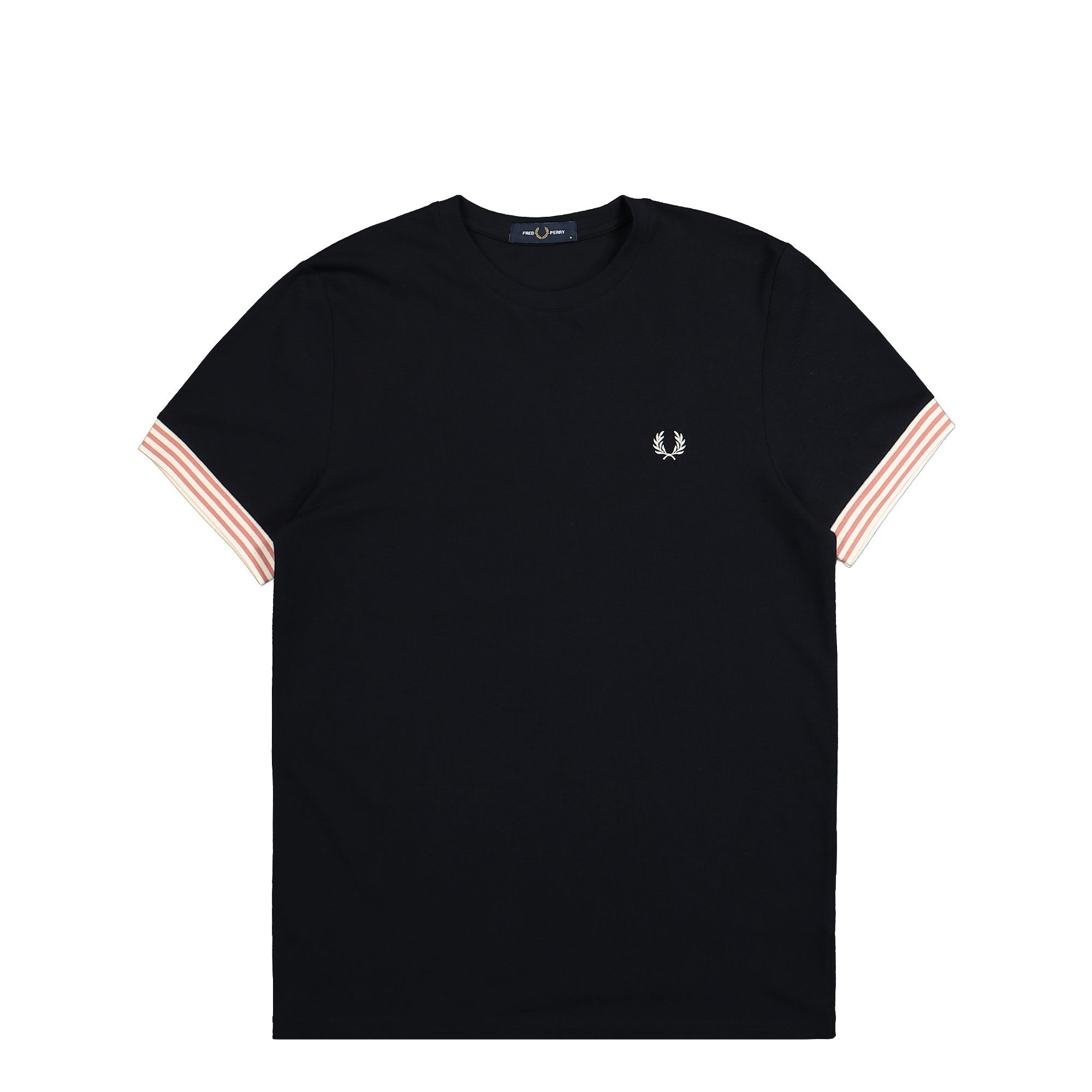 Fred Perry<br>Striped Cuff T-Shirt