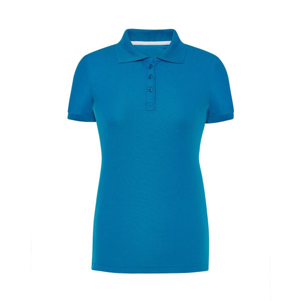 FYL Polo Pique Mulher AQ Aqua XL - POPOL413