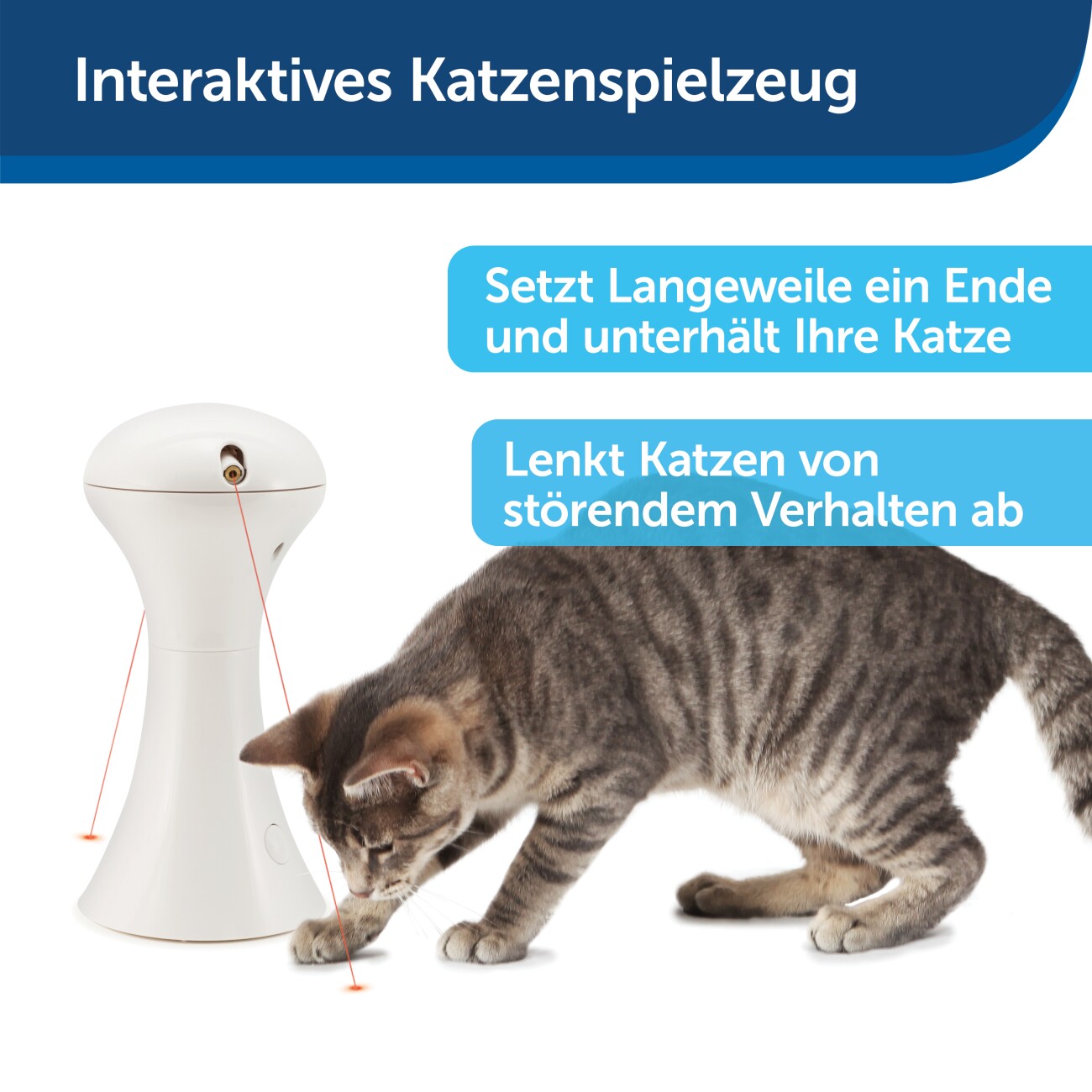 PetSafe Automatisches Katzenspielzeug Multi-Laser