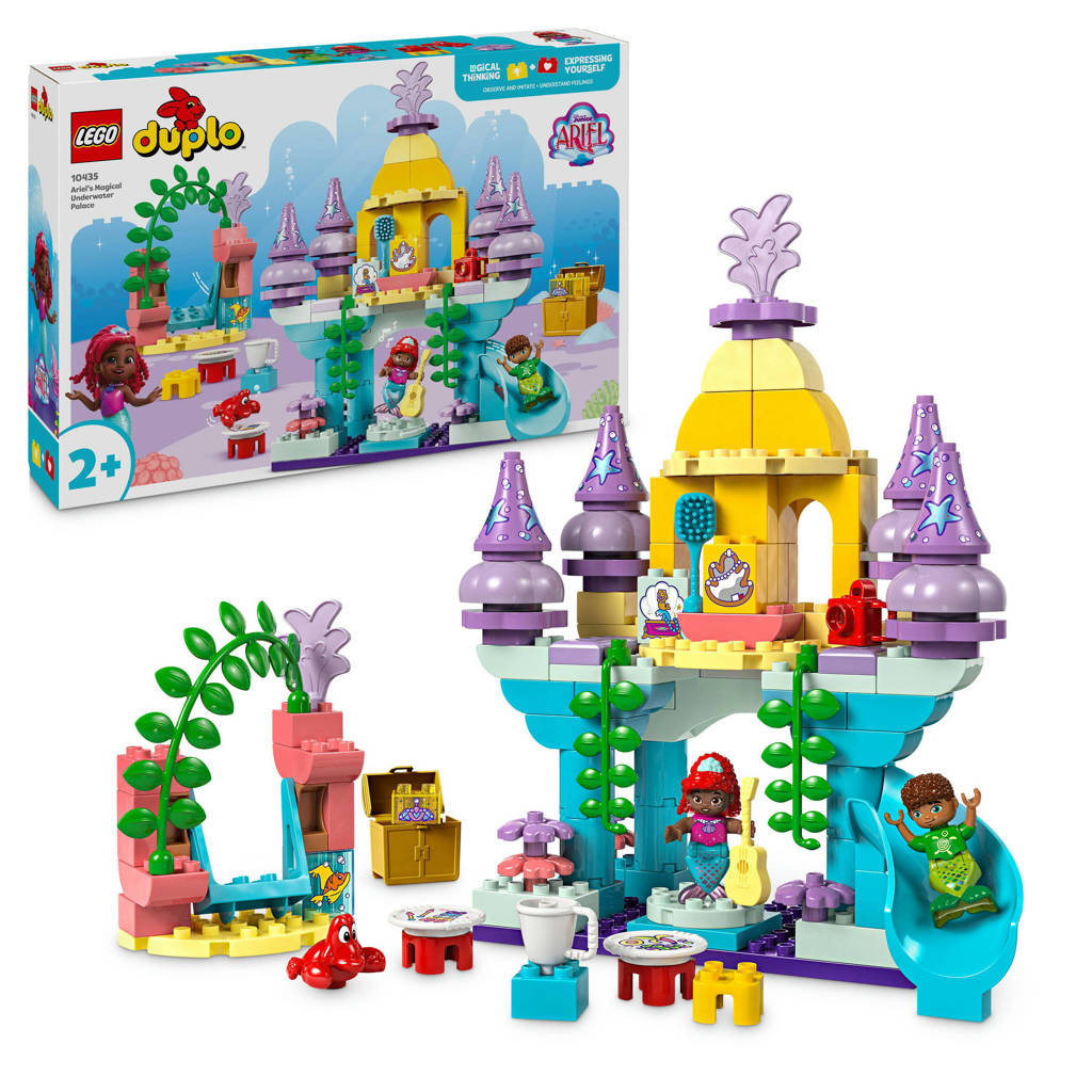 Super leuke set!Disney Ariëls magische onderwaterpaleis Bouwbaar Speelgoed voor Peuters 10435