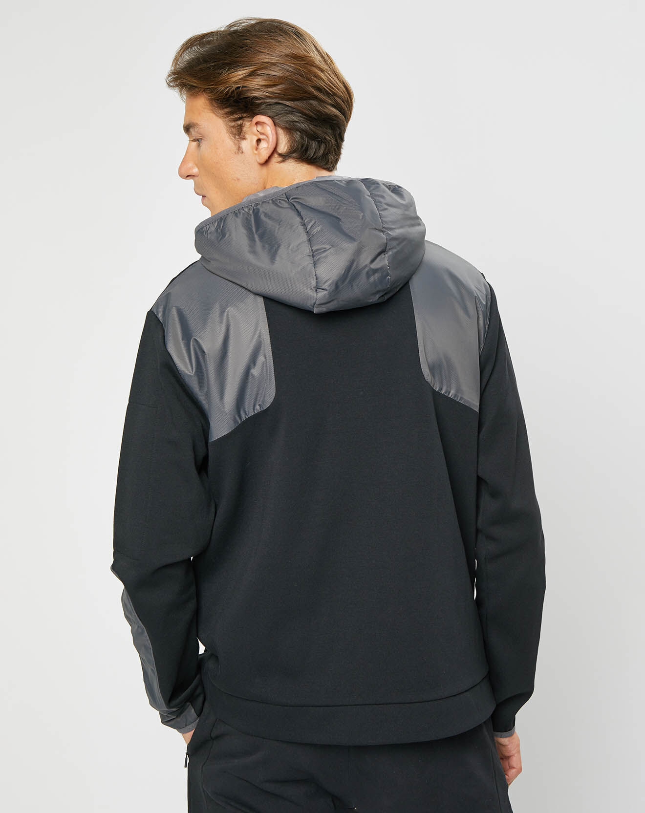 Hackett London Blouson Sweat Hybride Aston Martin Racing noir