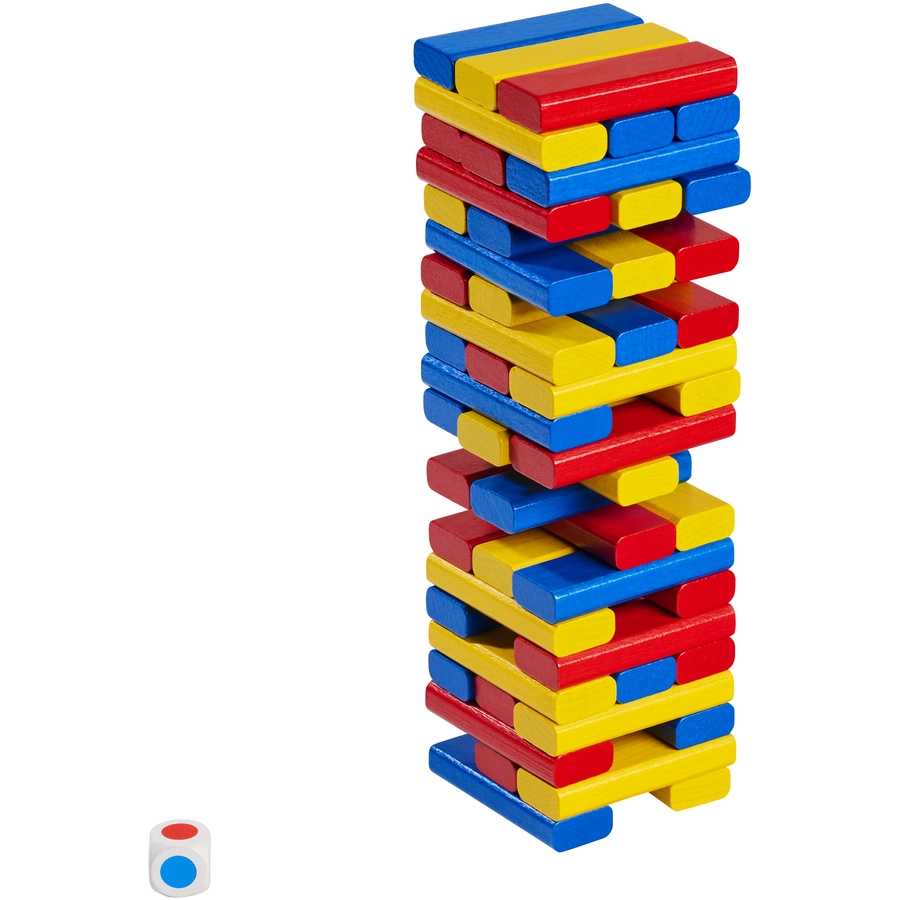 Noris 3 bunte Bausteinspiele