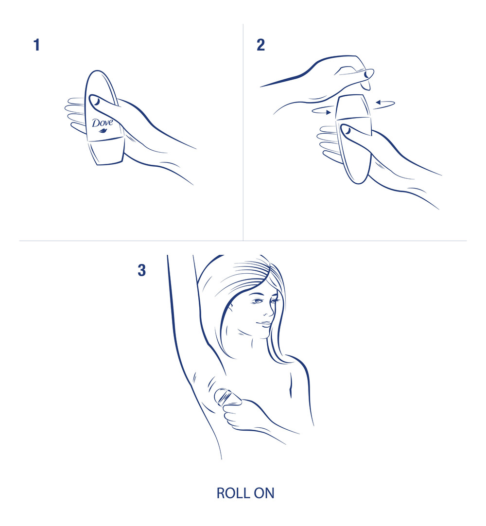 Dove Deodorant roller go fresh cucumber (50 ml)