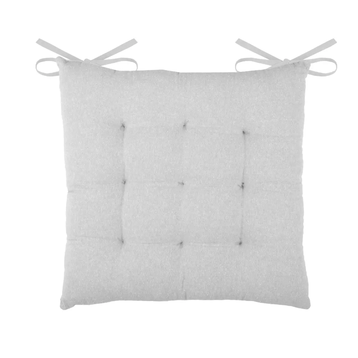 Coussin de chaise Noël carré (38 x 38 cm) Sibérie Blanc