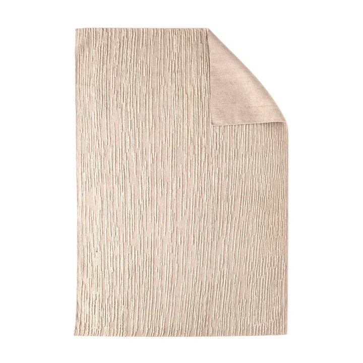 nanimarquina - Doblecara 4 Wollteppich, wendbar, 170 x 240 cm, beige