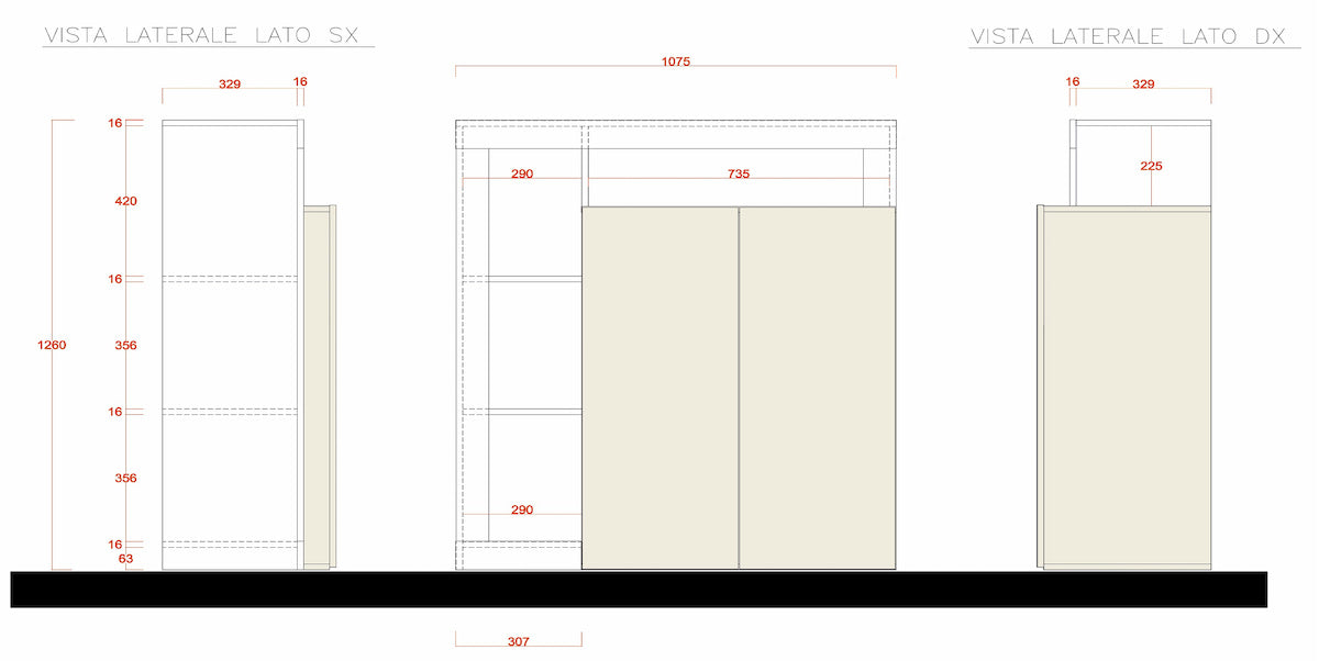 Benvenuto Design Hamburg Opbergkast Wit | Oxid