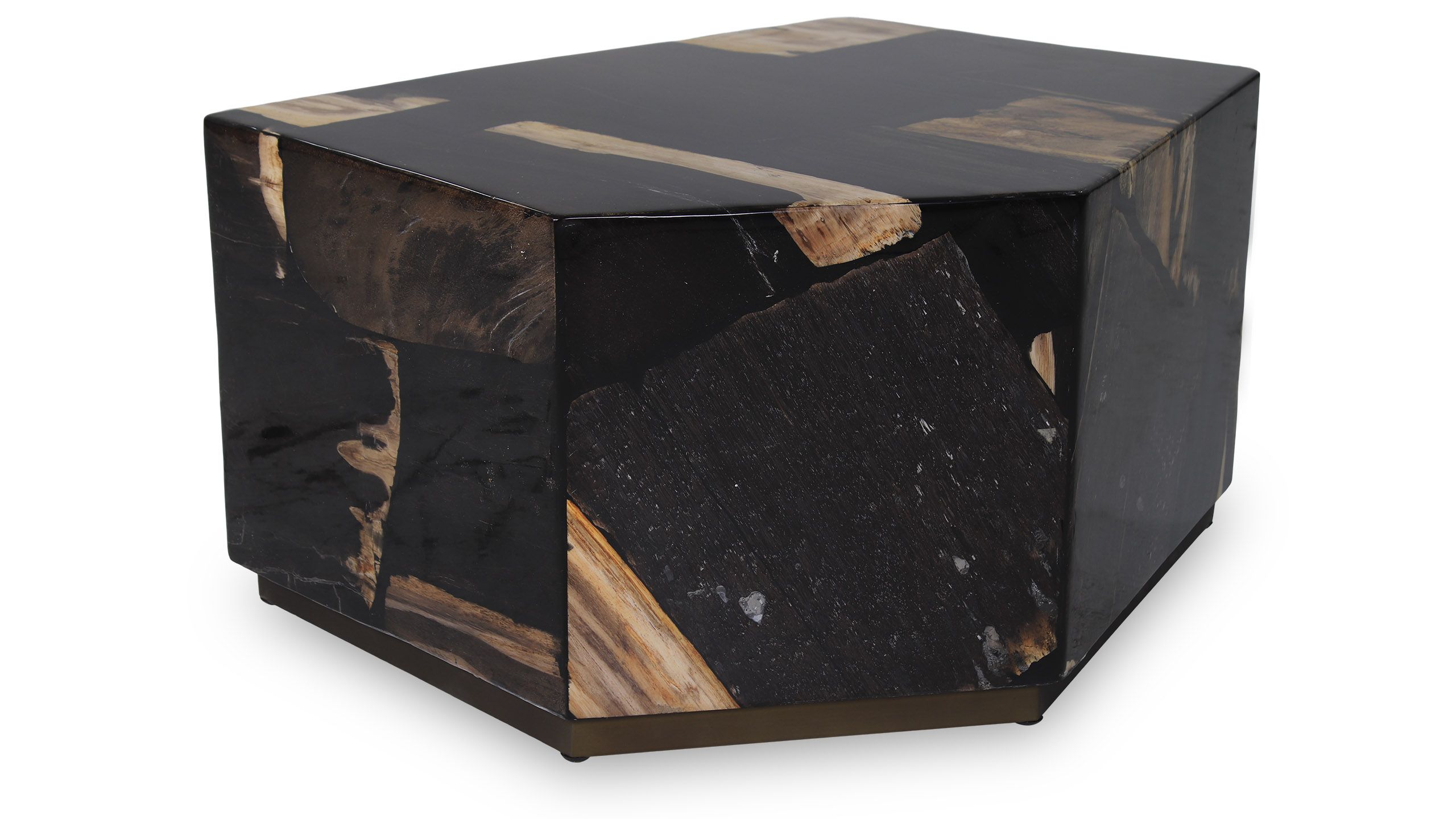 Salontafel Petrified Wood Medium 706818 Rayn B53 x D66 x H35 cm