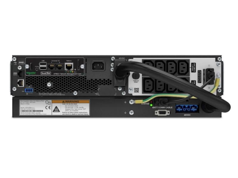 APC USV SRTL1500RMXLI-NC 1500 VA / 1350 W Smart-UPS SRT Li-Ion, 1500 VA, Rackmount, 230 V