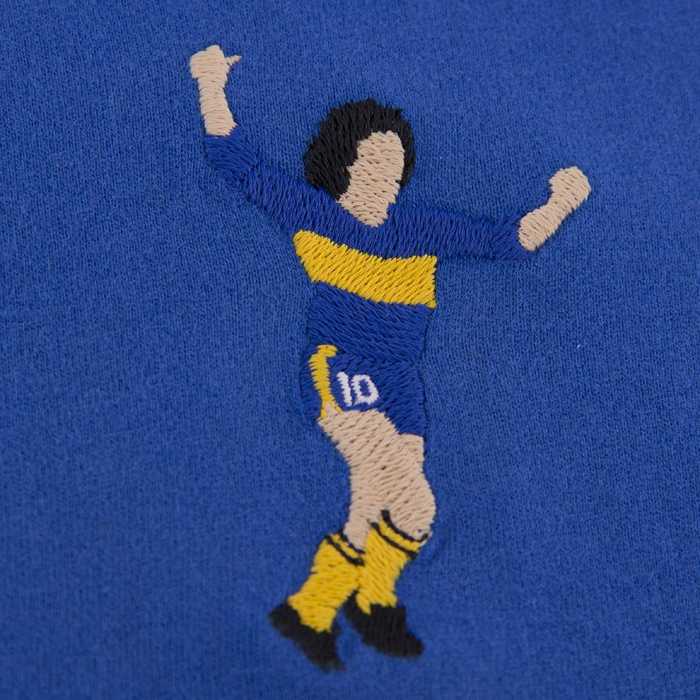 COPA Maradona X Boca Embroidery T-Shirt Blauw